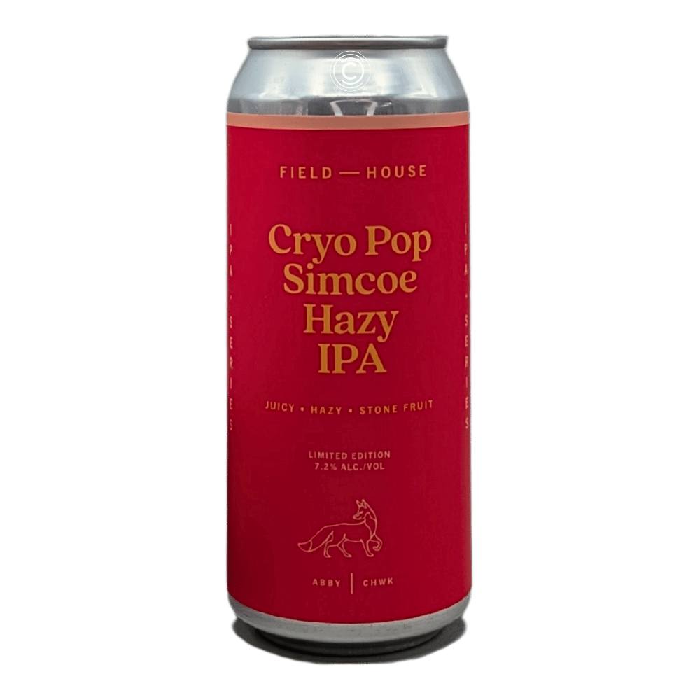 Cryo Pop Simcoe Hazy IPA by Field House Brewing Co., beer label