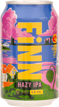 Finn Hazy IPA by Brygghuset Finn, beer label