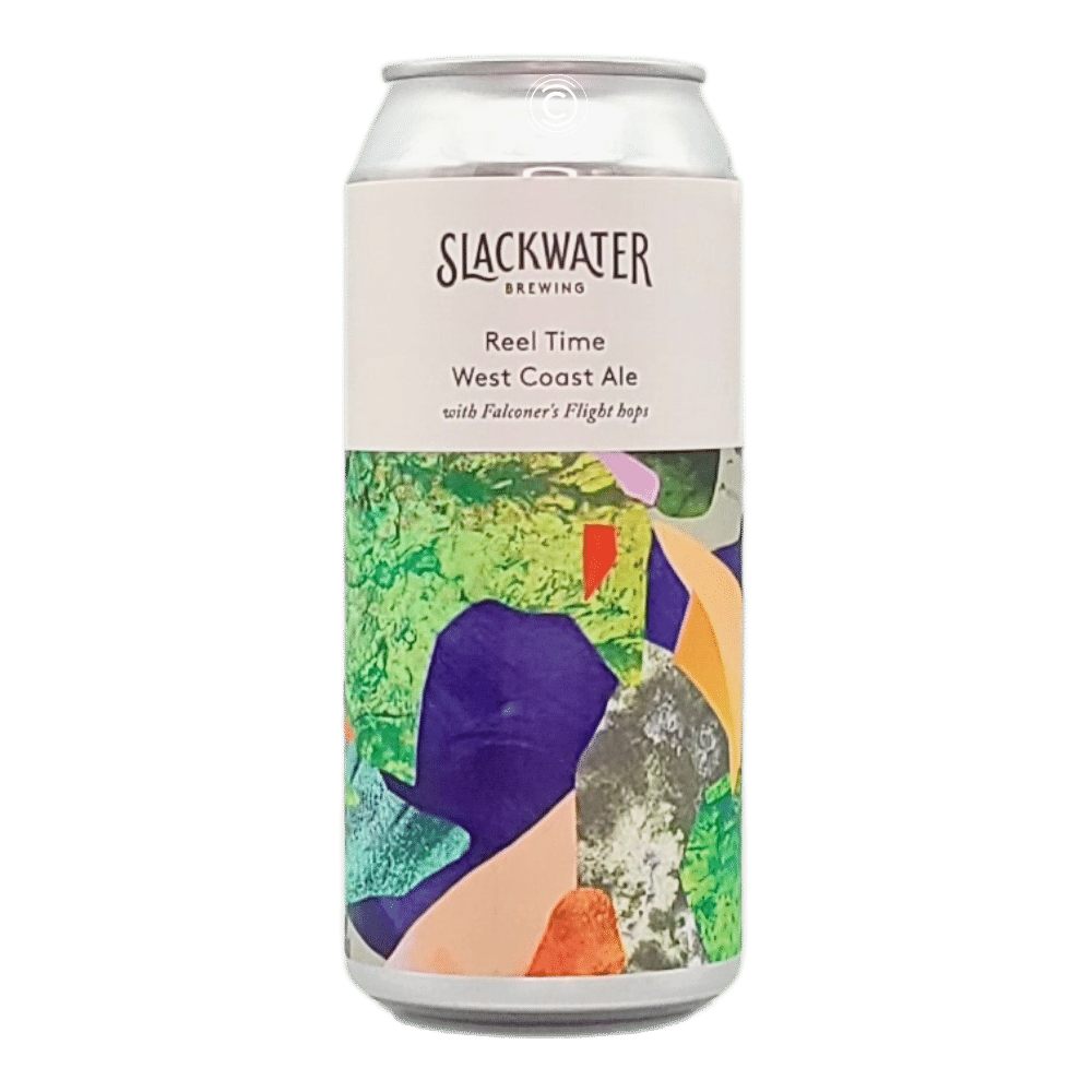 Reel Time Pale Ale by Slackwater Brewing, beer label