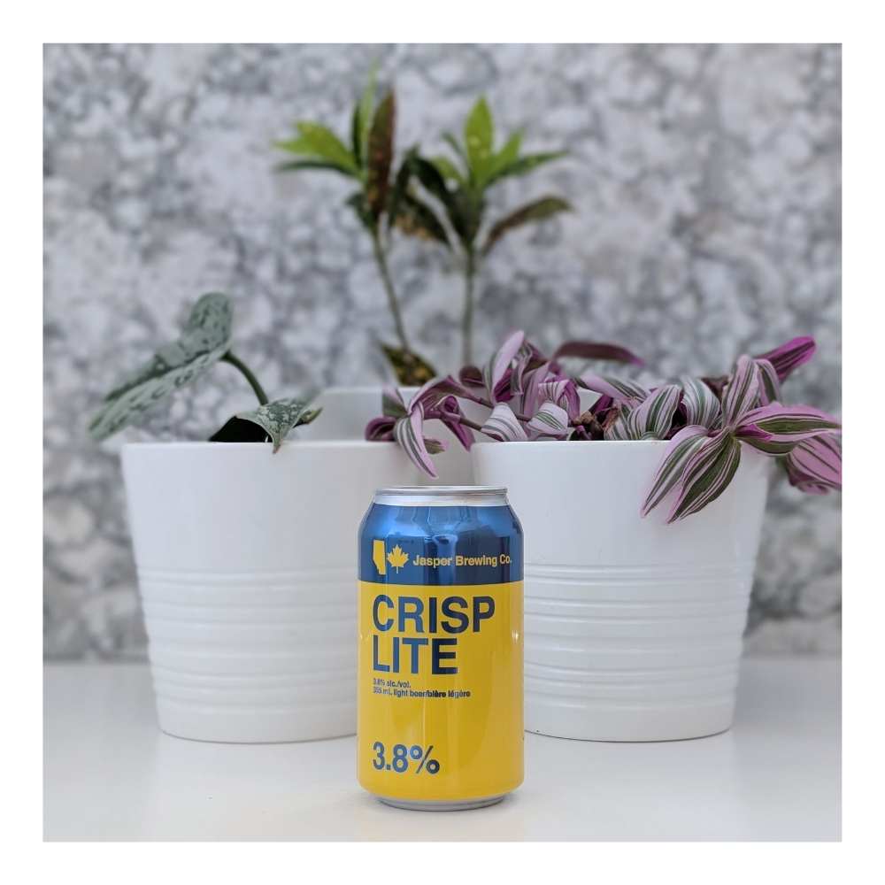 Crisp Lite Pilsner by Jasper Brewing Co., beer label
