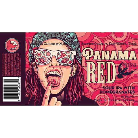 Martin House Panama Red Sour IPA by Martin House Brewing Company, beer label