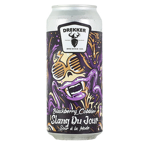 Drekker Slang Du Jour Blackberry Cobbler Sour A La Mode by Drekker Brewing Company, beer label