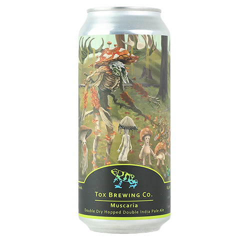 Tox Muscaria DIPA by Tox Brewing Company, beer label