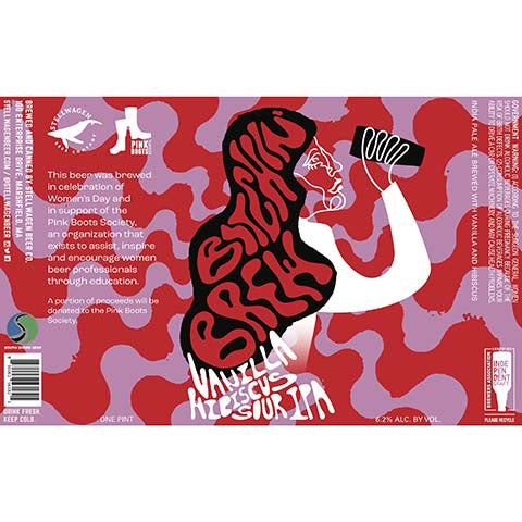 Stellwagen Bitchin' Brew Sour IPA by Stellwagen Beer Co., beer label