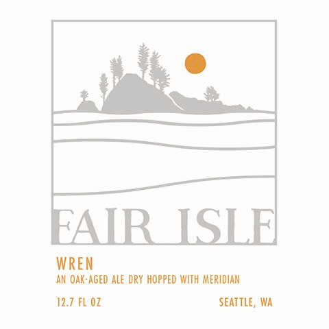 Fair Isle Wren by Fair Isle Brewing, beer label