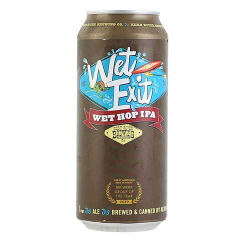 Kern River Wet Exit Wet Hop IPA by Kern River Brewing Co, beer label