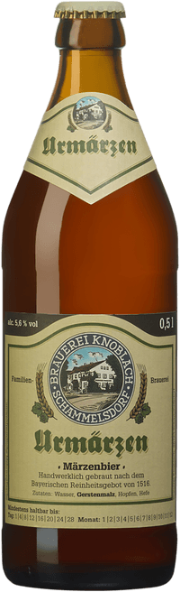 Knoblach Urmärzen by Brauerei Knoblach Schammelsdorf, beer label