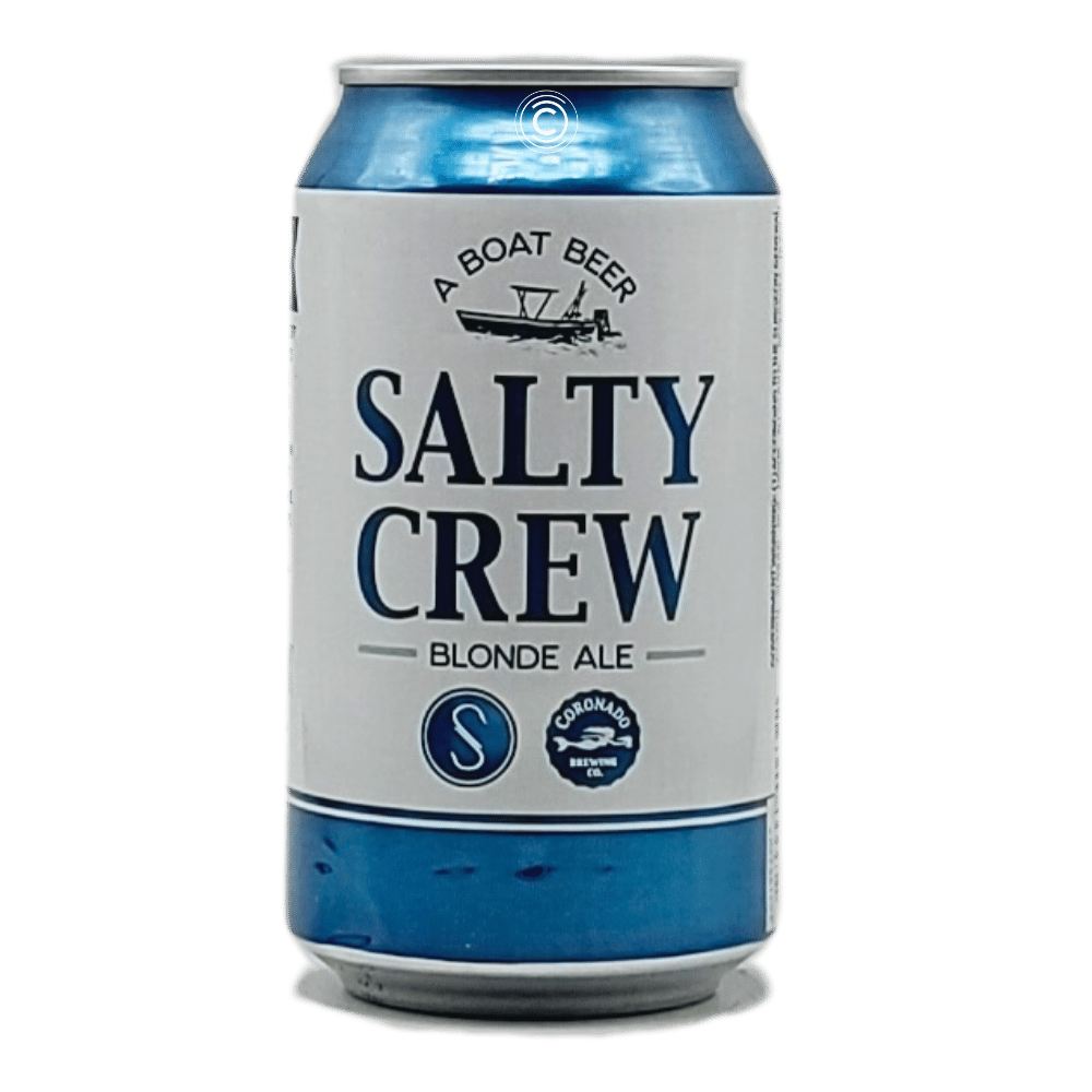 Co. Salty Crew Blonde Ale by Coronado Brewing Co, beer label