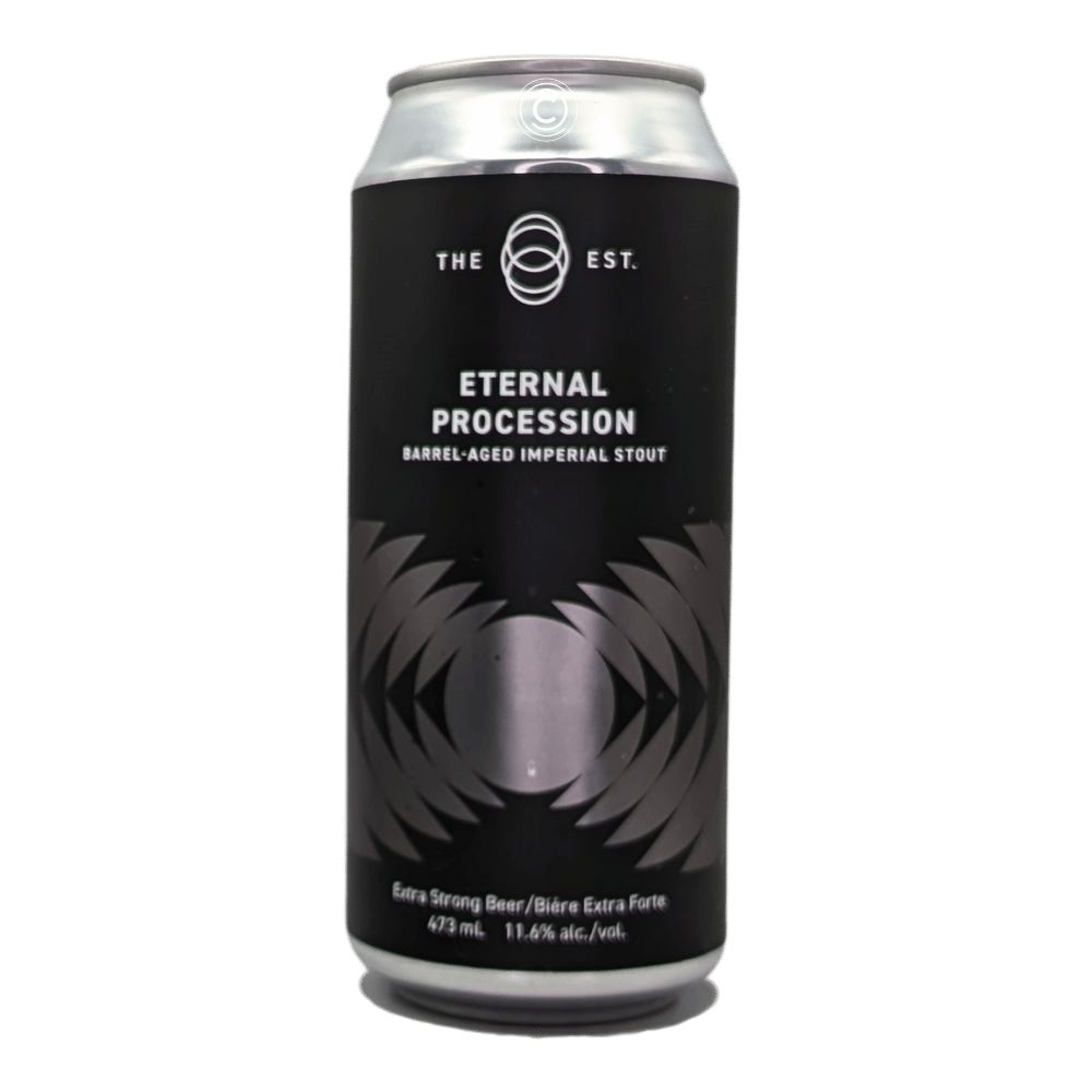 Eternal Procession Barrel-Aged Imperial Stout by The Establishment Brewing Company, beer label