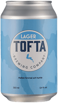 Tofta Brewing Lager by Tofta Brewing Company, beer label