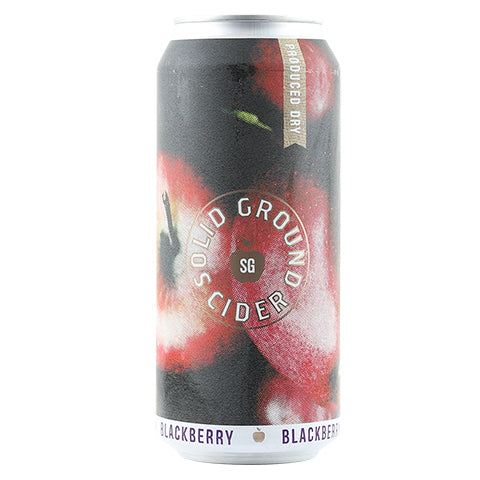 Solid Ground Blackberry Cider by Solid Ground Cider, beer label
