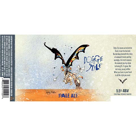 Flying Dog Doggie Style Pale Ale by Flying Dog Brewery, beer label