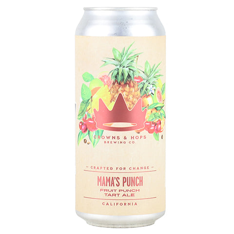 Crowns & Hops Mama's Punch Fruit Punch Gose by Crowns & Hops, beer label