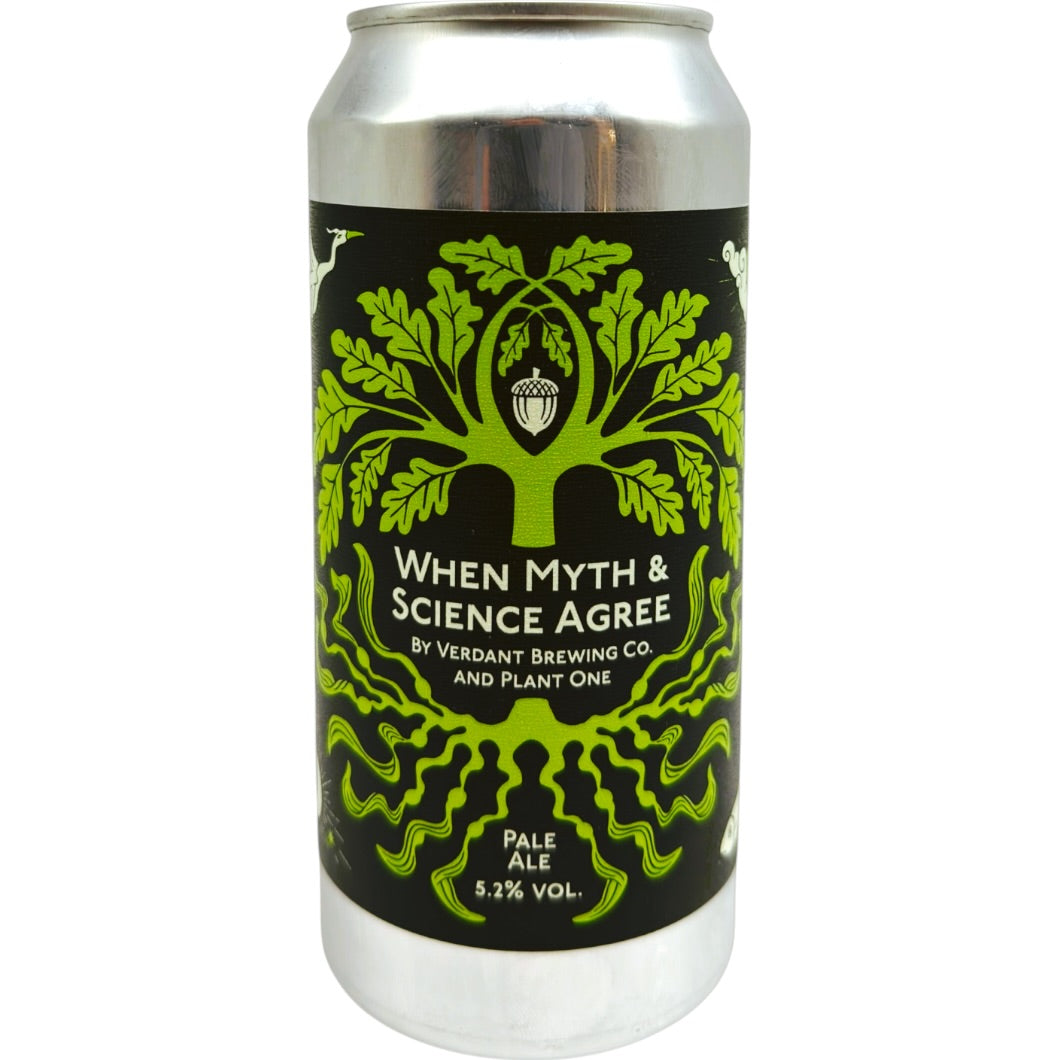 Verdant When Myth And Science Agree by Verdant Brewing Co, beer label