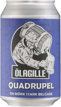 Ölagille Quadrupel by BarlindBeer, beer label