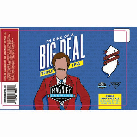 Magnify I'm Kind Of A Big Deal TIPA by Magnify Brewing Company, beer label