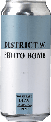 Photo Bomb by District 96 Beer Factory, beer label