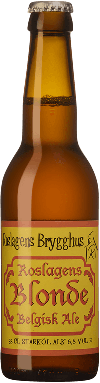 Blonde Belgisk Ale by Roslagens Brygghus, beer label