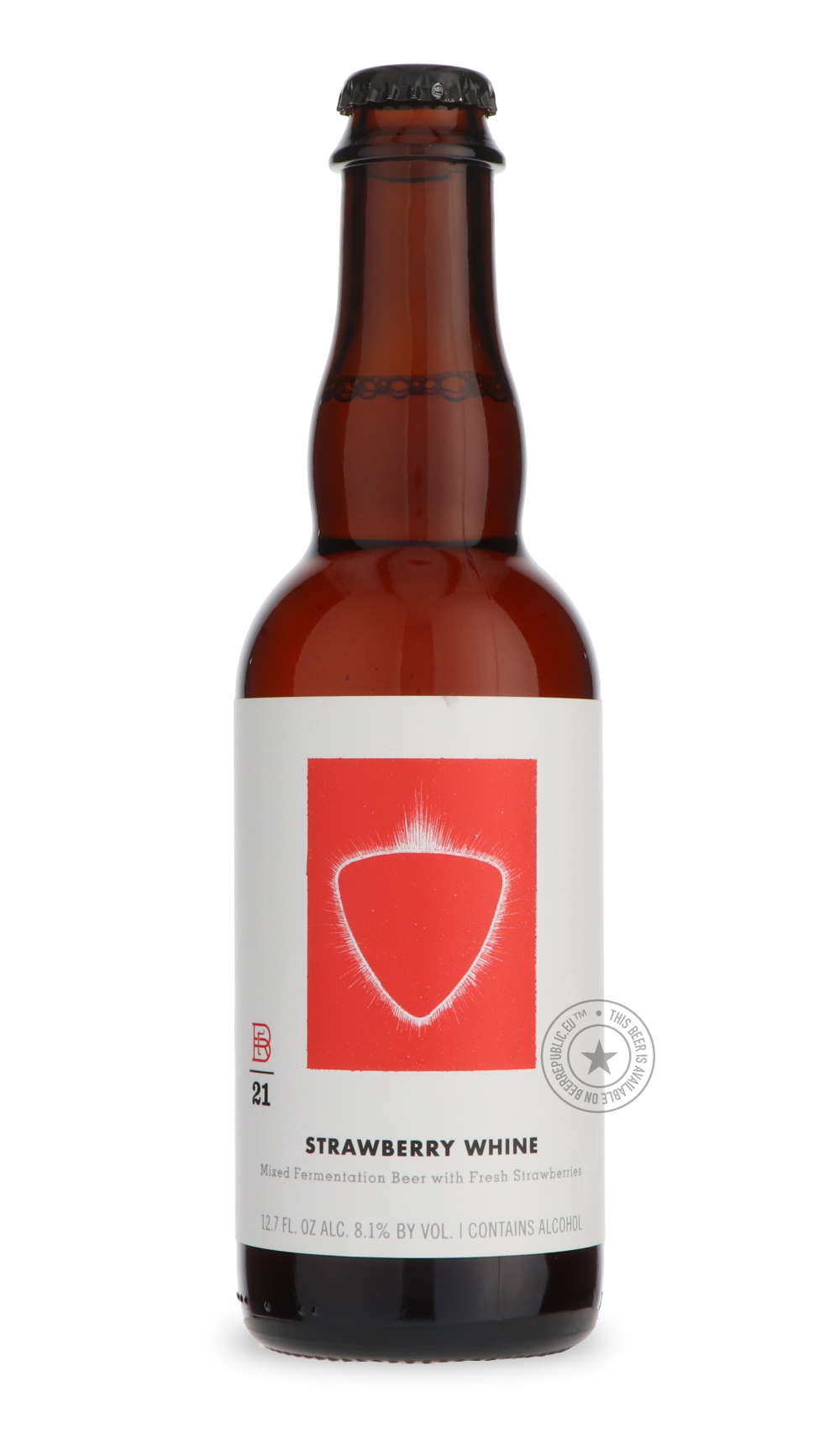 Strawberry Whine by The Rare Barrel, beer label