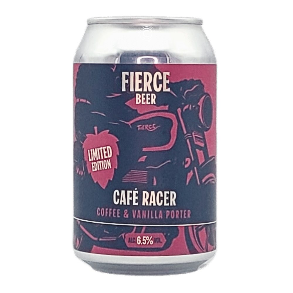 Café Racer Porter by Fierce Beer, beer label