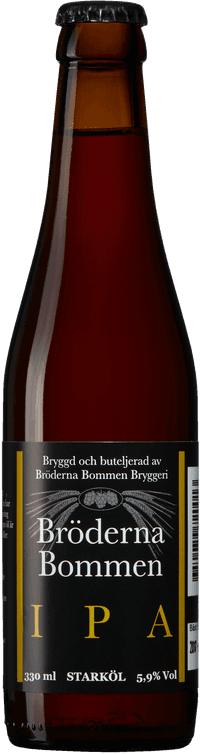 IPA by Bröderna Bommen Bryggeri, beer label