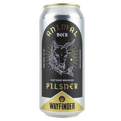 Wayfinder Animal Beer Pilsner by Wayfinder Beer, beer label