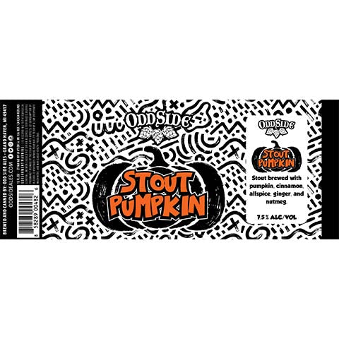 Odd Side Ales Stout Pumpkin by Odd Side Ales, beer label