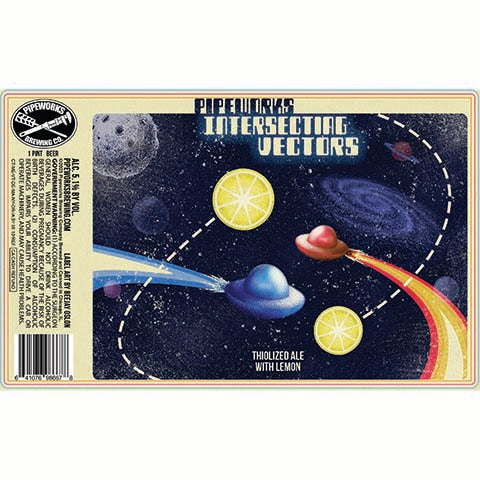 Pipeworks Intersecting Vectors by Pipeworks Brewing Co, beer label