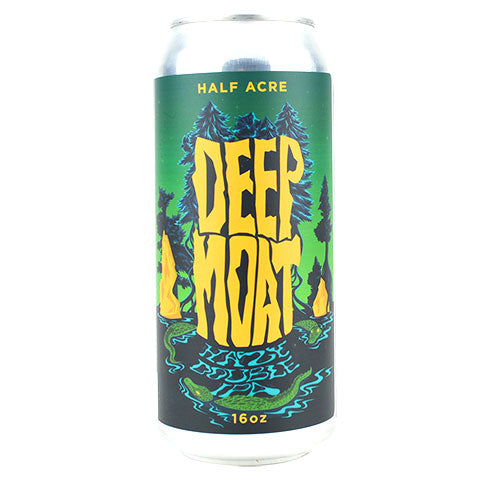 Half Acre Deep Moat Hazy DIPA by Half Acre Beer Co, beer label