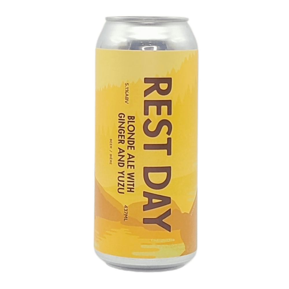 Rest Day Blonde Ale by Born Brewing Co., beer label