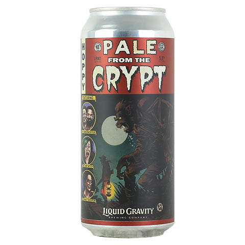 Liquid Gravity Pale From the Crypt Pale Ale by Liquid Gravity Brewing Company, beer label