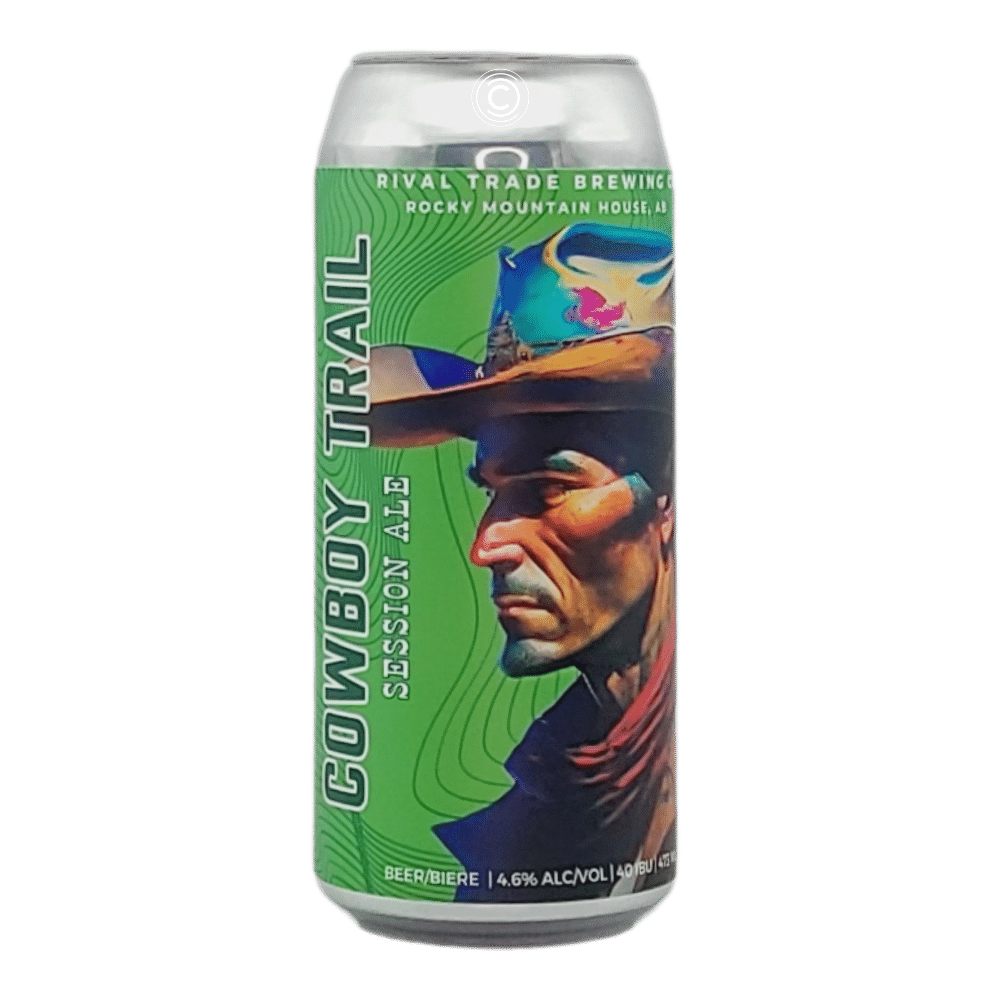 Co. Cowboy Trail Session IPA by Rival Trade Brewing, beer label