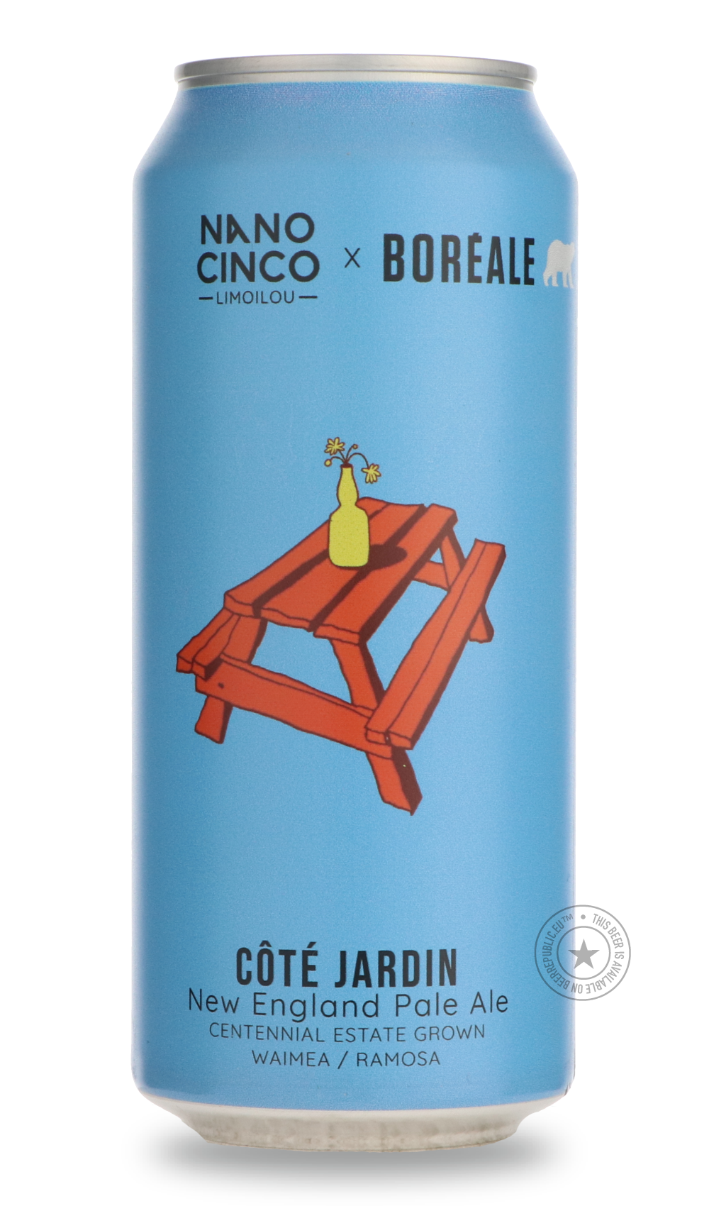 Côté Jardin / Boréale by Nano Cinco, beer label