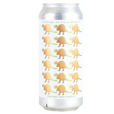 Tripping Animals/Evil Twin Even More Gummy Saurus 2.0 by Tripping Animals Brewing Co., beer label