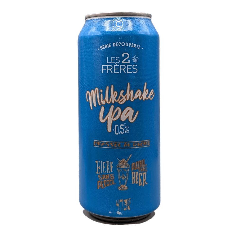 Milkshake IPA Non-Alcoholic by Brasserie Les 2 Frères, beer label