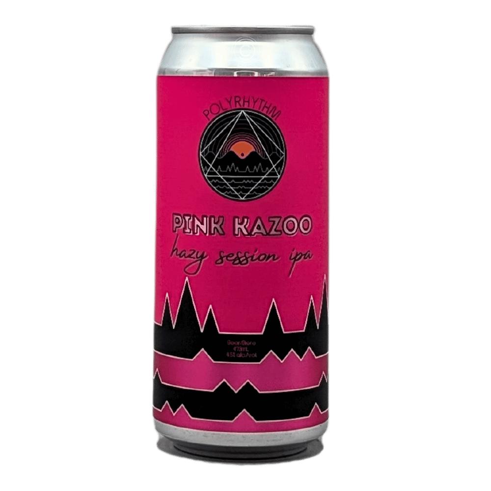 Pink Kazoo Hazy Session IPA by Polyrhythm Brewing, beer label