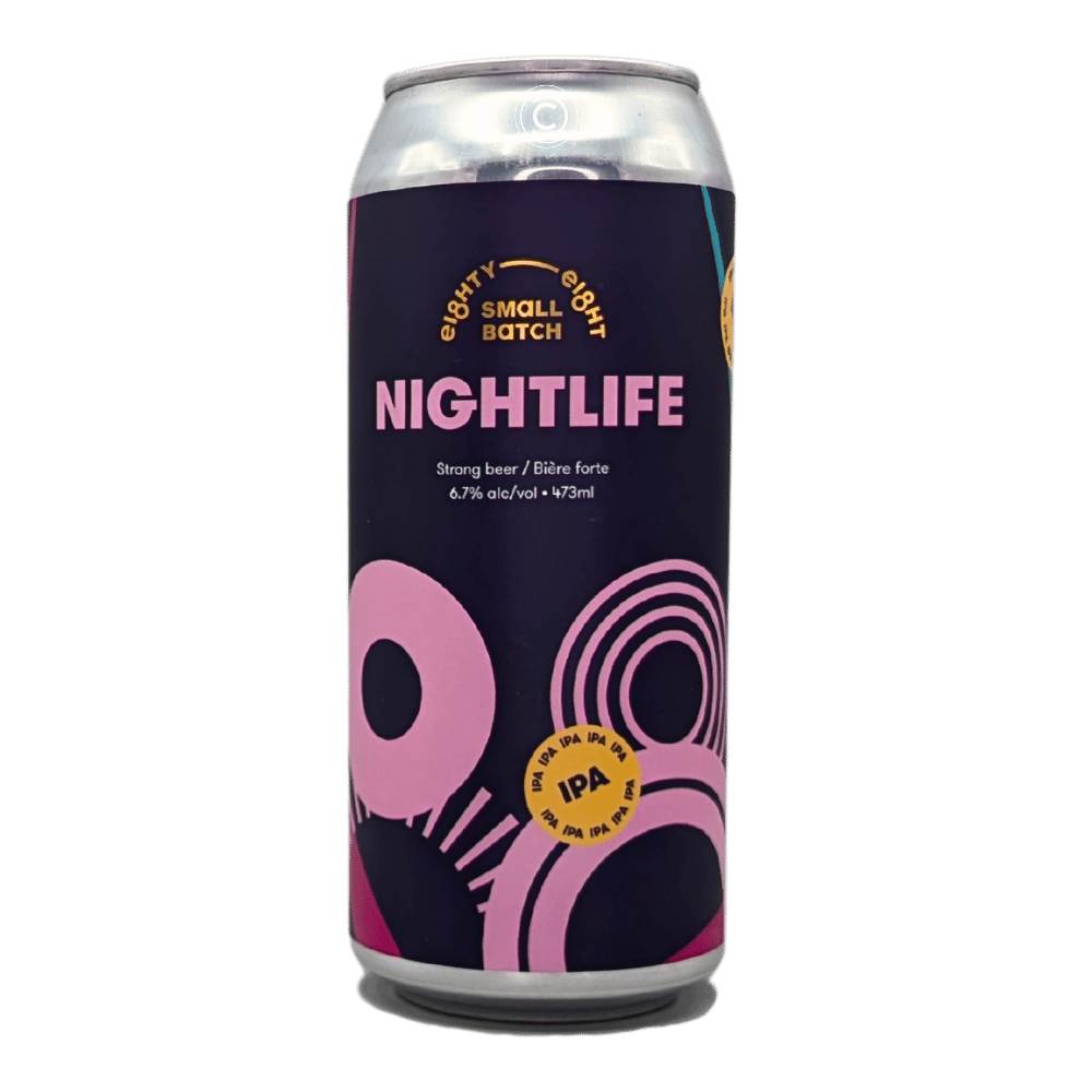 Nightlife IPA by Eighty Eight Brewing Co., beer label