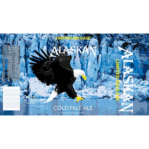 Alaskan Cold Pale Ale by Alaskan Brewing Co., beer label