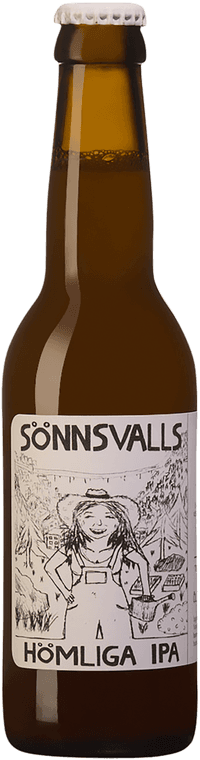 Sönnsvalls hömliga by Brygglabbet, beer label