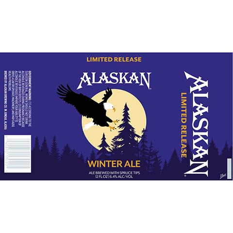 Alaskan Limited Release Winter Ale by Alaskan Brewing Co., beer label