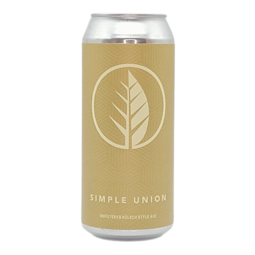 Simple Union Unfiltered Kolsch by Deciduous Brewing Company, beer label