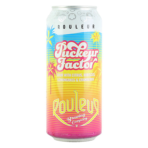 Rouleur Puckeur Factor Berliner Weisse by Rouleur Brewing Company, beer label