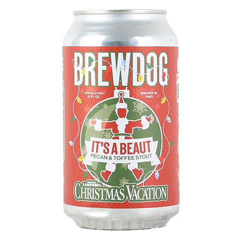 BrewDog Christmas Vacation Pecan Toffee Stout by BrewDog, beer label