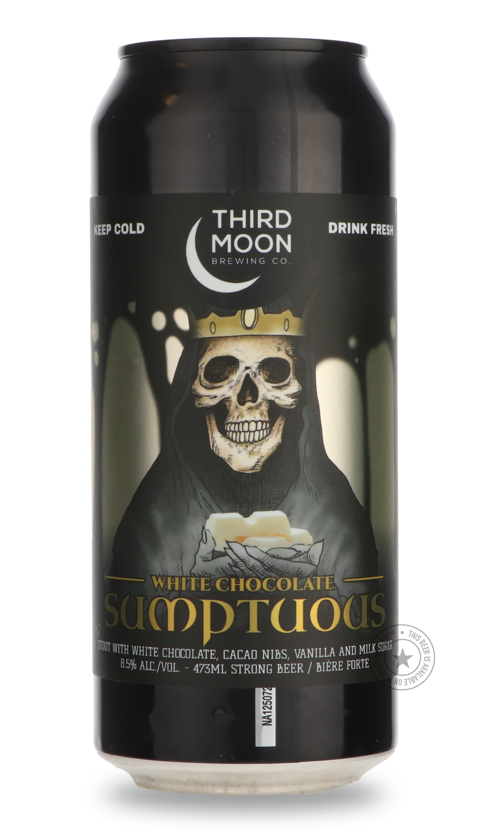 Sumptuous - White Chocolate by Third Moon, beer label