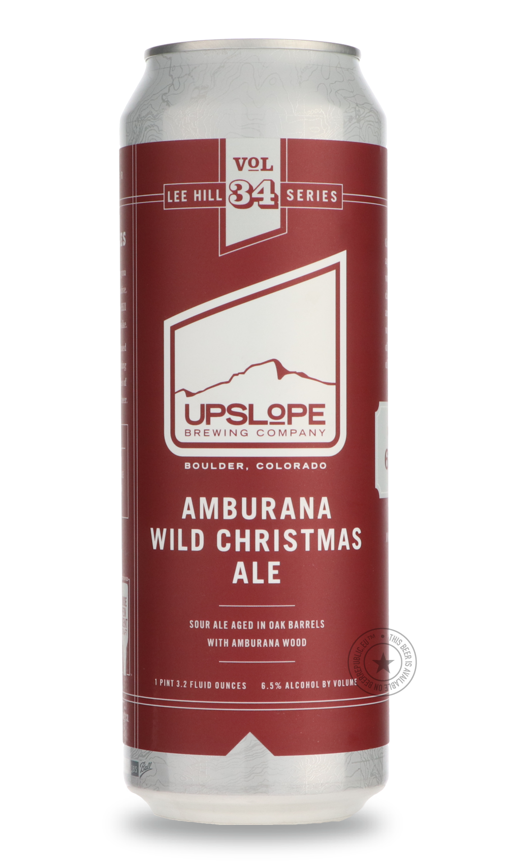 Lee Hill Vol. 34 Amburana Wild Christmas Ale by Upslope Brewing Co., beer label
