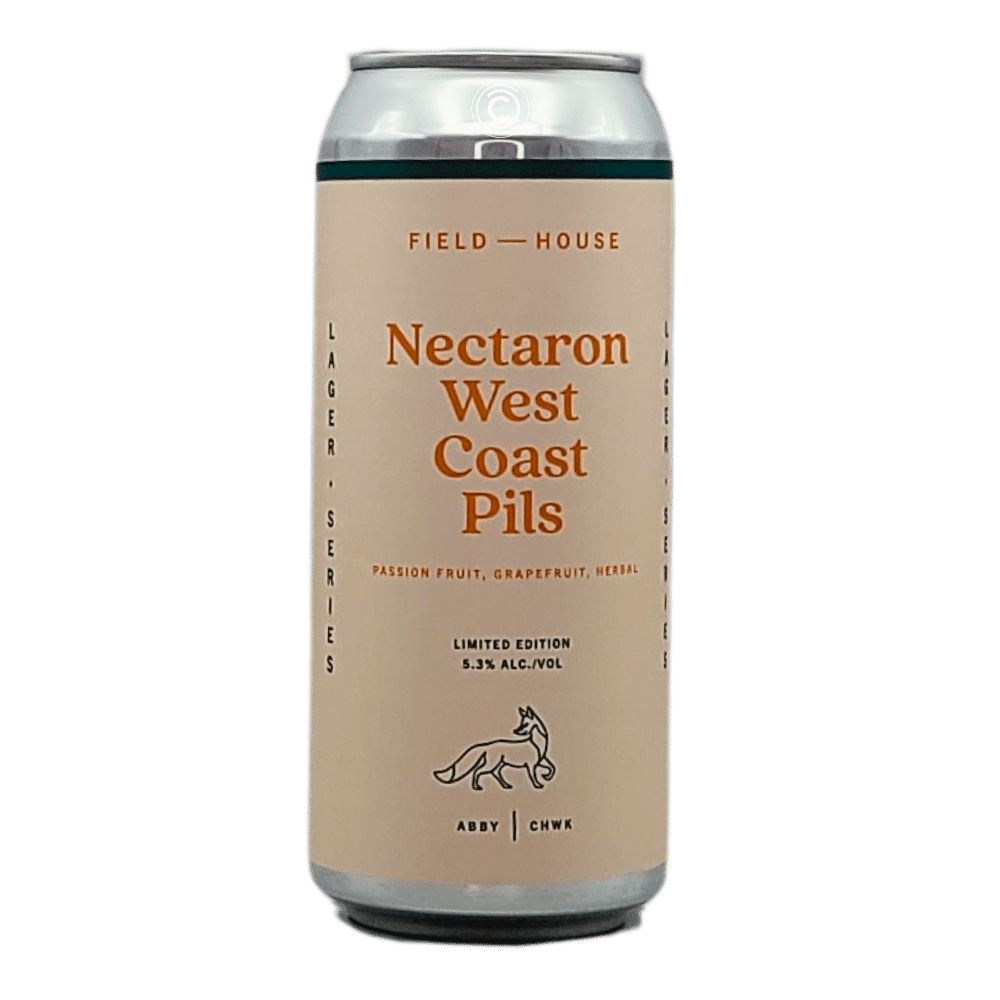Nectaron West Coast Pilsner by Field House Brewing Co., beer label