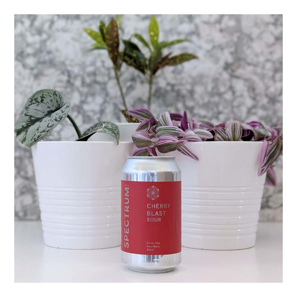 Beer Company Cherry Blast Sour by Spectrum Beer Company, beer label