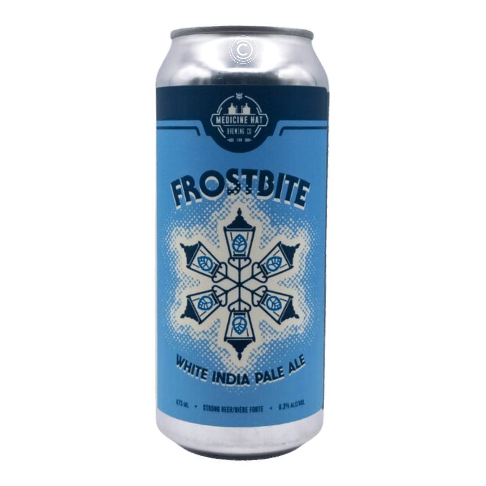 Frostbite White IPA by Medicine Hat Brewing Company, beer label