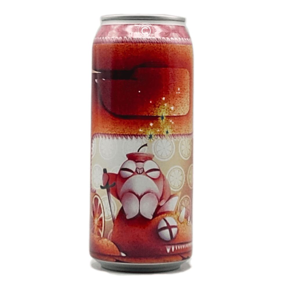 Corp Missile and the Bloody Orange Gose by Curious Creatures Beer Corp., beer label