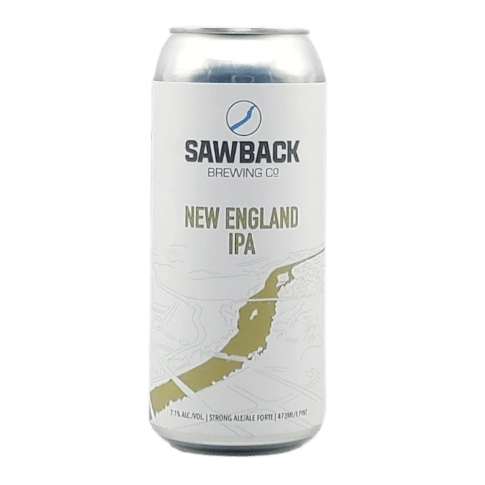 New England IPA by Sawback Brewing Co., beer label